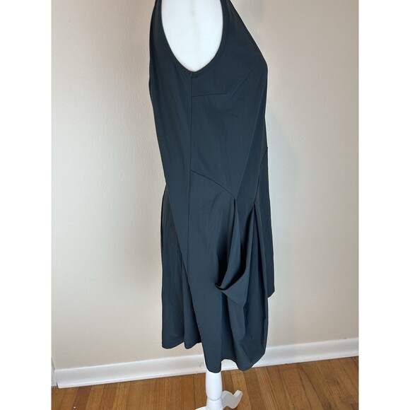 Spirit House S Black Shirt Tunic Dress Lagenlook Asymmetrical Artsy Minimalist - Picture 3 of 5